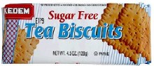 Kedem Tea Biscuits Plain Sugar Free   4.5 oz