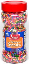 Liebers Rainbow Sprinkles 10 oz