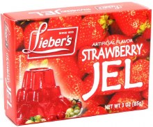 Liebers Strawberry Jello 3 oz