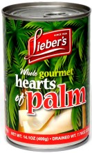 Liebers Whole Palm Hearts 14 oz