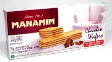 Manamim Chocolate Wafer No Sugar Added 180 g