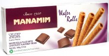 Manamim Wafer Rolls Chocolate 100 g