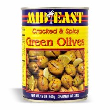 Mid East Spicy Green Olives 19 oz