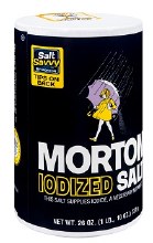 Mortons Table Salt Iodized 26 oz