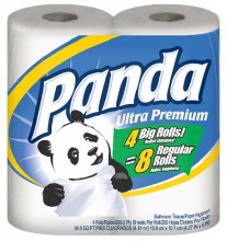 Panda Toilet Paper 4 rolls