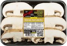 Portobella Mushrooms Sliced Cello Pack  6 oz