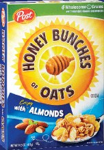 Post Honey Bunches with  Almonds 14.5 oz