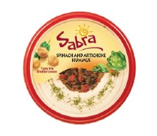 Sabra Spnach/artchke hummus 10 z