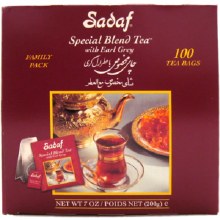 Sadaf Tea W/ Earl Grey 100 cts