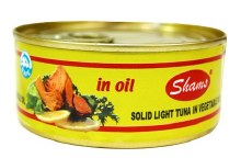 Sshams Light Tuna Vegetable Oil 5.5 oz