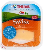 Tnuva  Swiss Cheese Light 7.05 oz