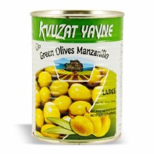 Yavne Green Olives 19 oz
