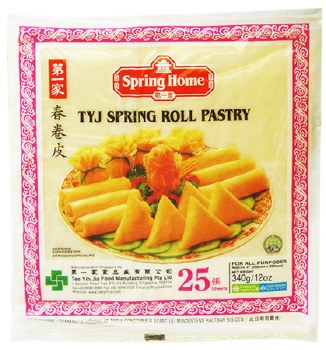 Tyj Spring Roll Pastry 12 oz