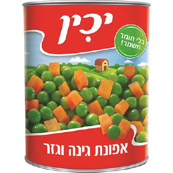 Yakhin Peas &amp; Carrots 550 g