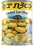 Yavne Cracked Suri Olives 19 oz