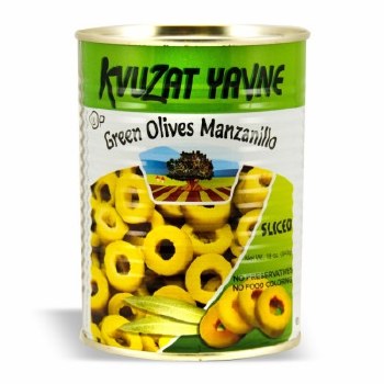 Yavne Green Manzanillo Sliced 19 oz