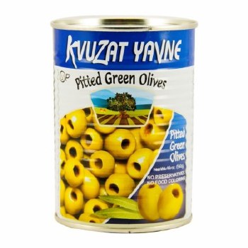 Yavne Pitted Green Olives 19 oz