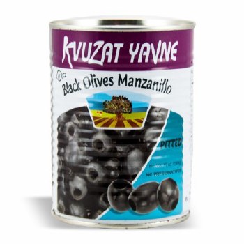 Yavne Pitted Black Olives 19 oz.