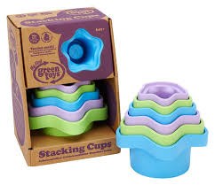 green toys stacking cups