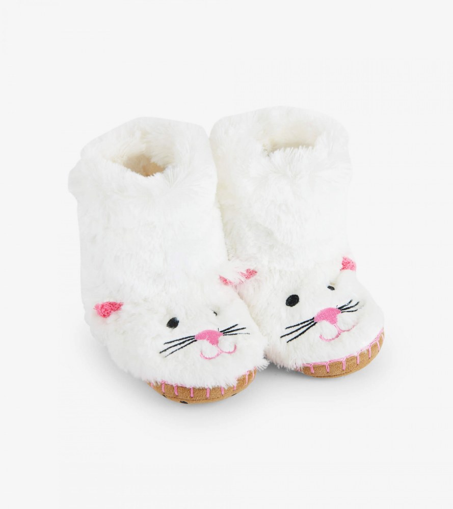 fuzzy cat slippers