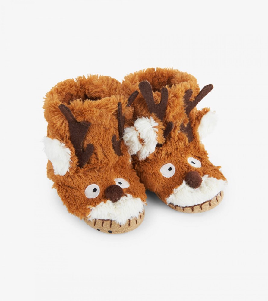 Blue House Fuzzy Slouch Slippers - Fox 