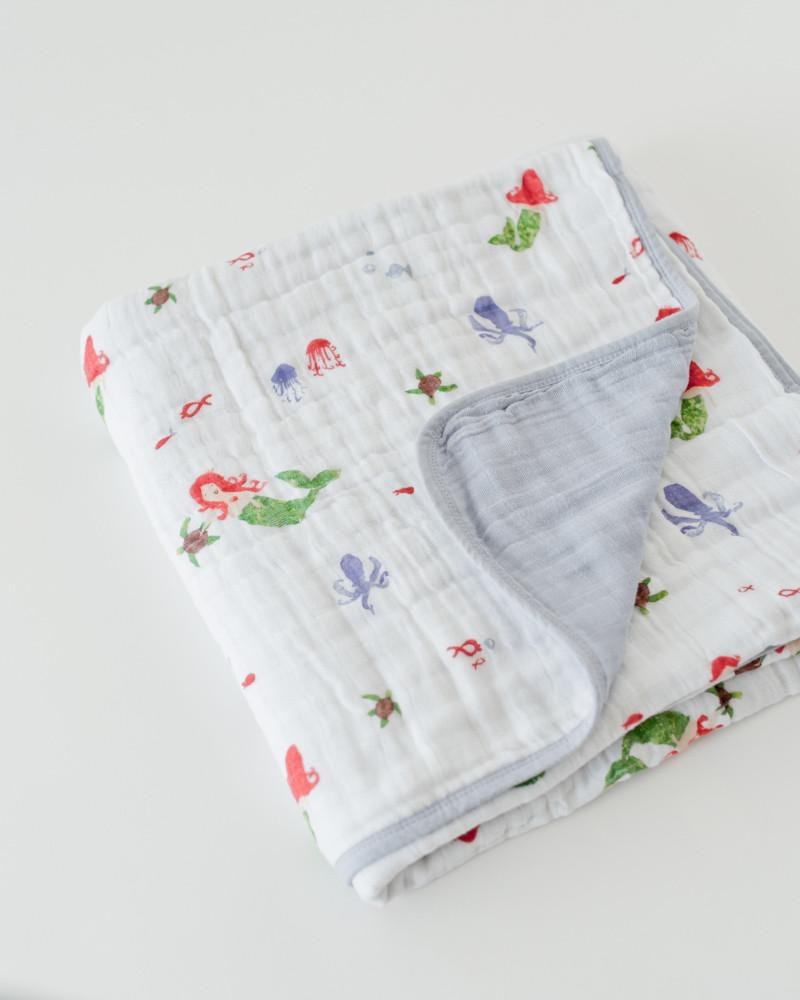 mermaid muslin blanket