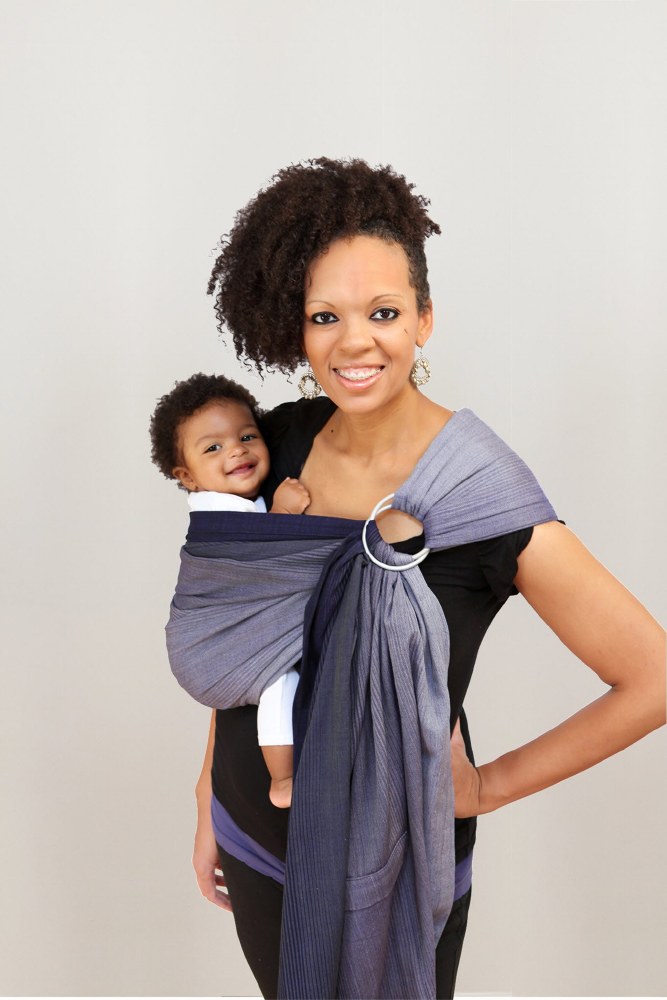 maya wrap lightly padded ring sling baby carrier