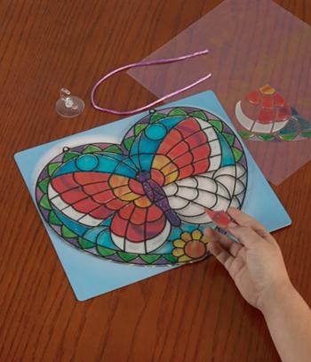 melissa and doug stained glass butterfly