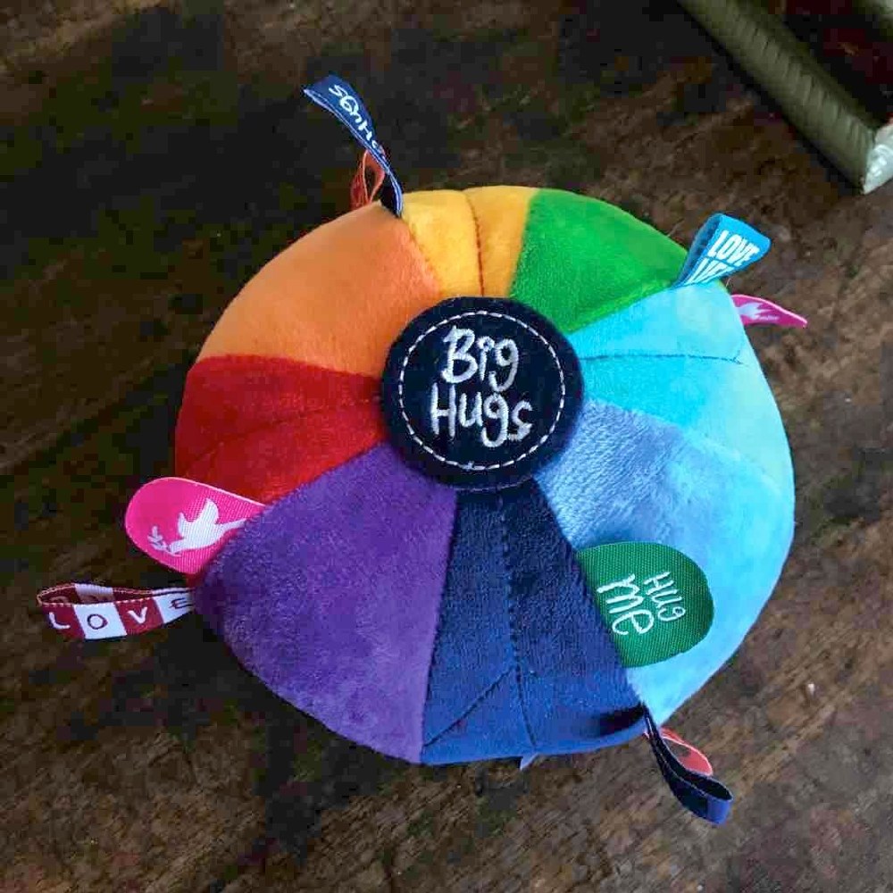 rainbow sensory ball