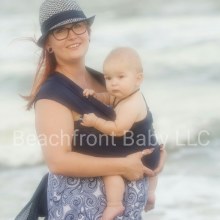 Beachfront Baby  XL Water Wrap- Navy