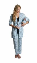 Everyly Grey Analise 5 Piece Pajama Set in Baby's Breath