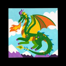 3D Colorific Dragon