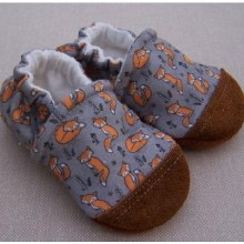 Snow and Arrow Organic Cotton Slippers Foxy