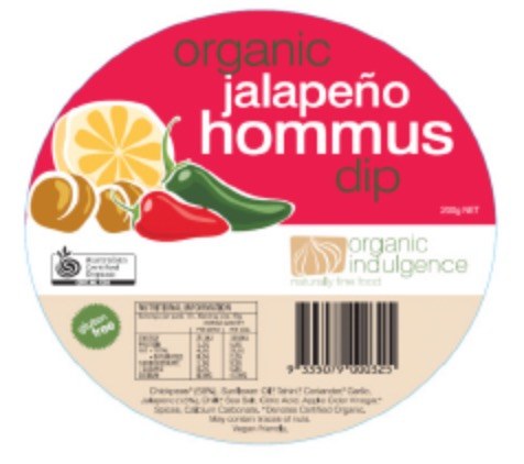 Jalapeno Hummus Dip 200gm