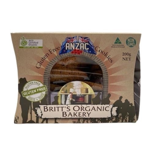 Cookies Anzac Biscuits Gluten Free 200gm