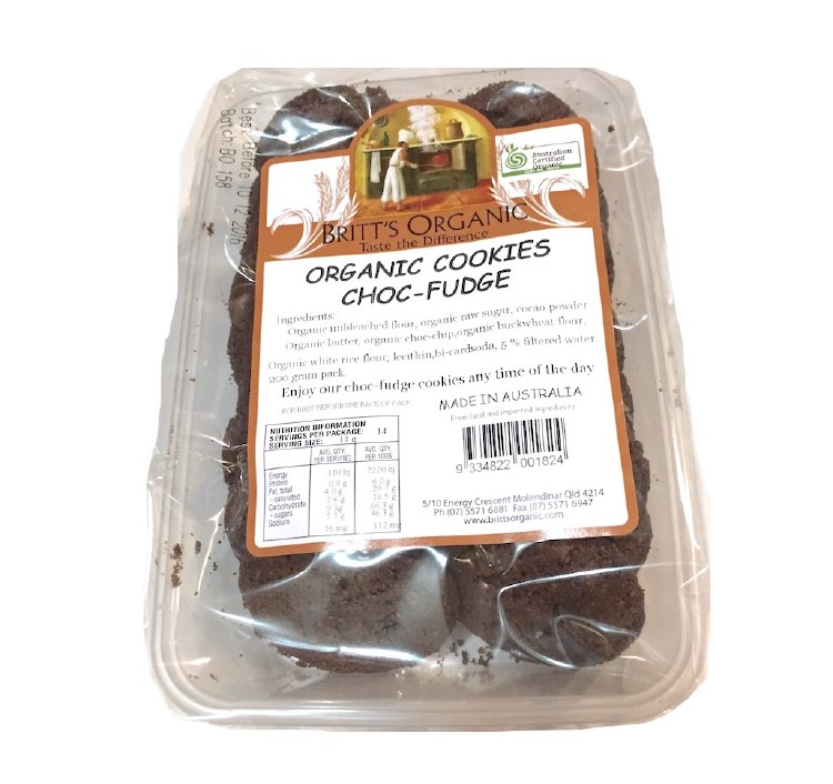 Cookies Choc Chip Fudge 200gm