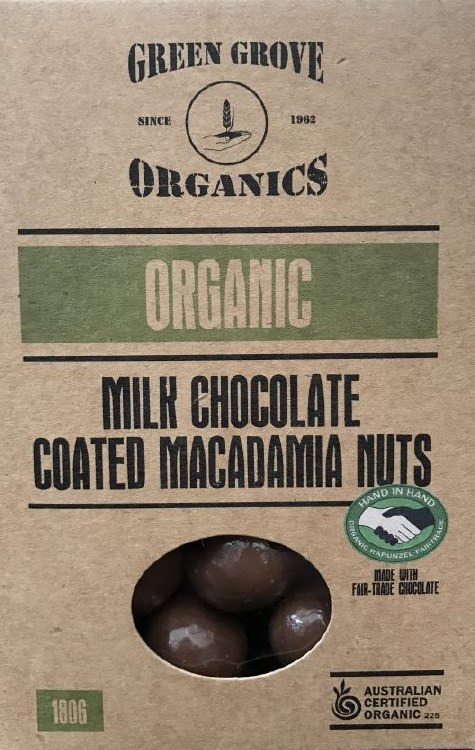 Milk Chocolate Macadamia 180gm