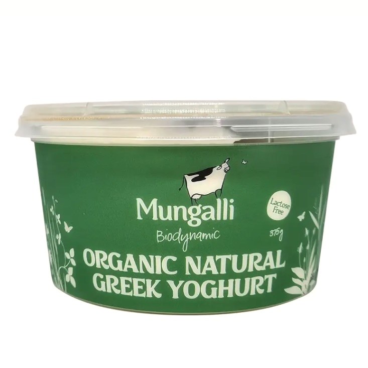 Yoghurt Greek Plain 375g Biodynamic