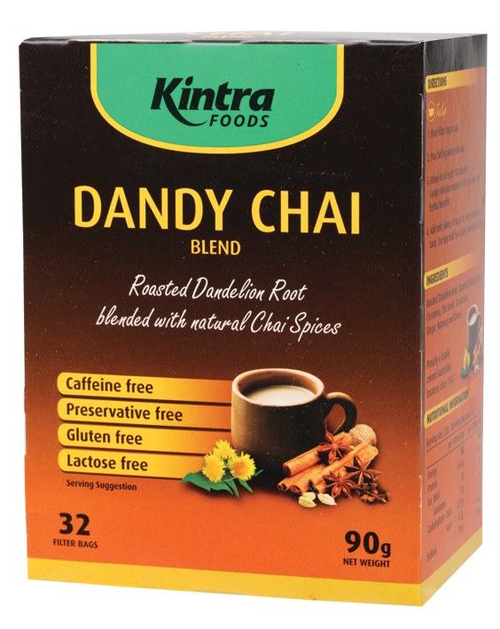 Dandy Chai - Roasted Dandelion Root 32 Tea Bags 90gm