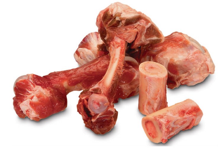 raw meat bones