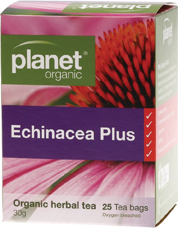 Herbal Tea Bags Echinacea Plus 25 Bags