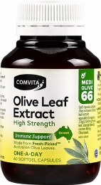 Olive Leaf Extract Capsules (Medi Olive 66) 60 Caps