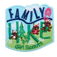 GIRL SCOUTS FAMILY HIKE PATCH