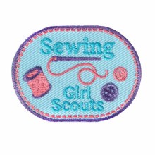 GIRL SCOUTS SEWING PATCH