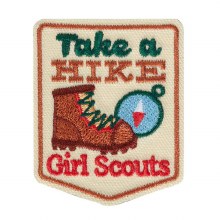 GIRL SCOUTS TAKE A HIKE PATCH