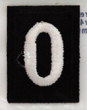 Brownie Troop Numeral Iron On Patch