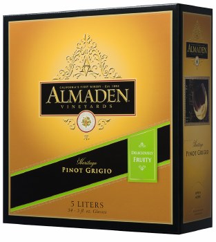 Almaden Heritage Pinot Grigio 5L Box