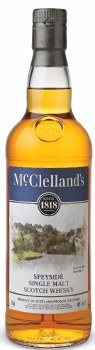 McClellands Speyside Single Malt Scotch Whisky 750ml