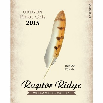 Raptor Ridge Pinot Gris 750ml