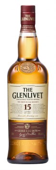 The Glenlivet 15 Year Speyside Single Malt Scotch Whisky 750ml
